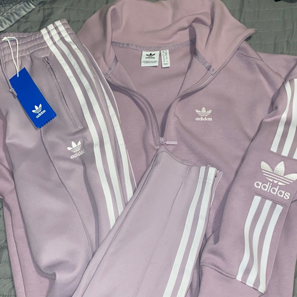 Limited Edition lavender Adidas Track Suit